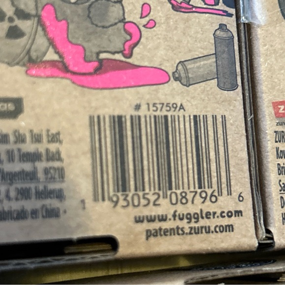 NEW 2026 Lot Of 5 Different Fuggler Baby Pinkles 3.5" Key Ring Valentine Fuggler - Picture 3 of 7